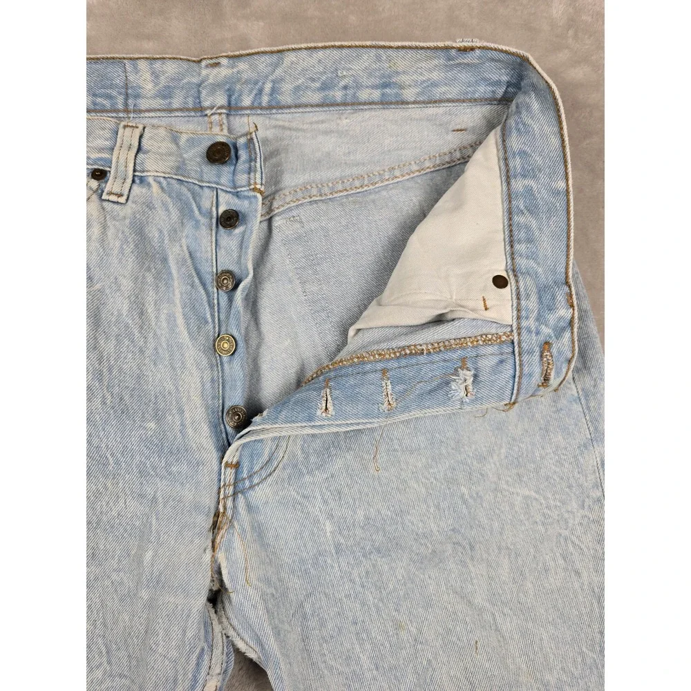 Vintage Levi's 501 Jeans Mens 32x32 Fit 31x32 Button Fly USA Made 80s *Read